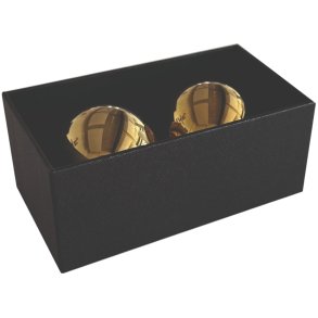 Philippi COLLINS Eiswrfel 2er-Set. 5 cm, Vergoldet