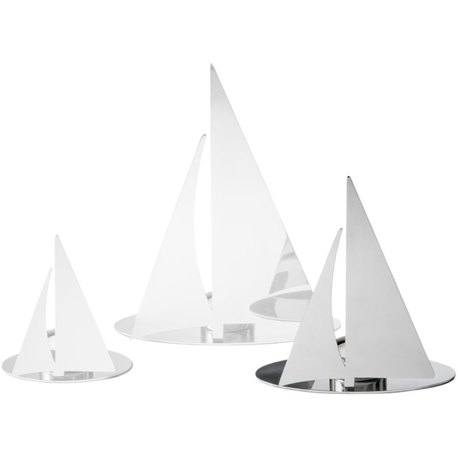 Philippi REGATTA Fyrfadsstage H18 cm, Blankt Stl