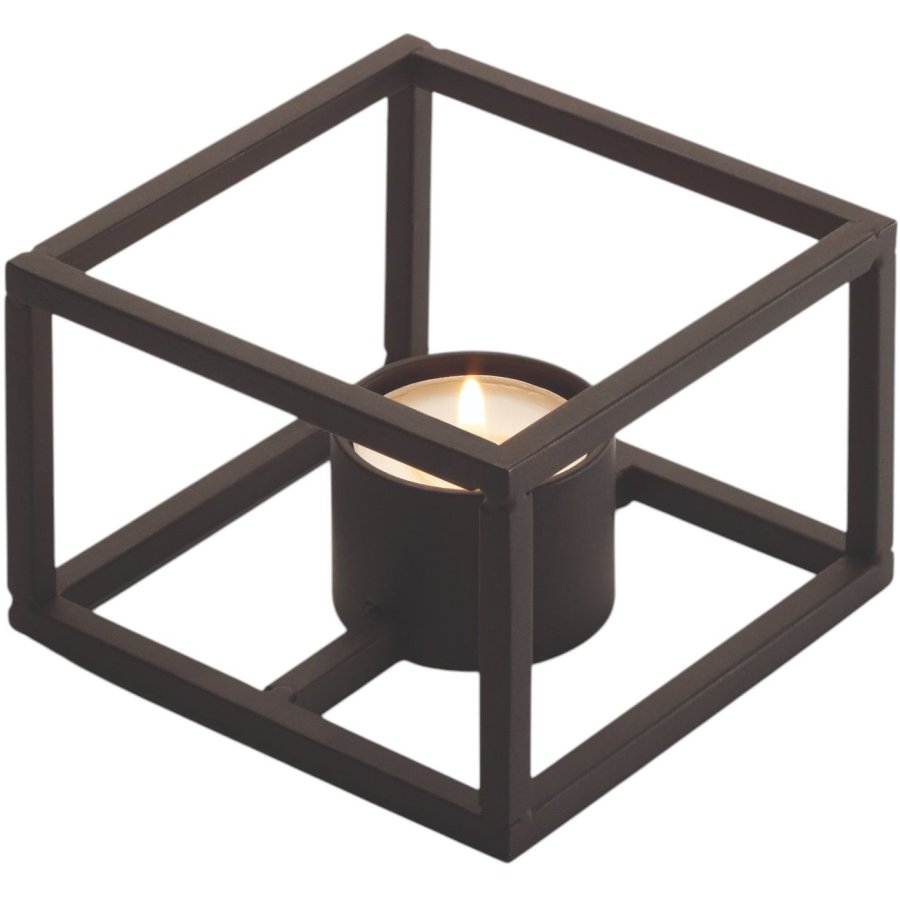 Philippi CUBO Fyrfadsstage H7 cm, Sort