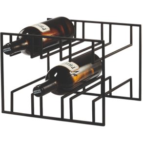 Philippi CUBO Vinreol t. 6 Flasker, Sort