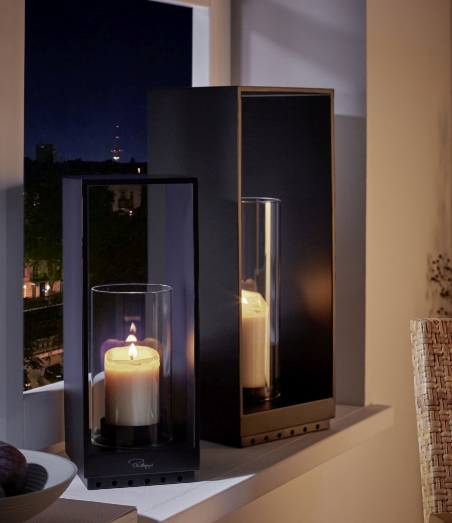 Philippi WISMA Lanterne H32 cm, Sort