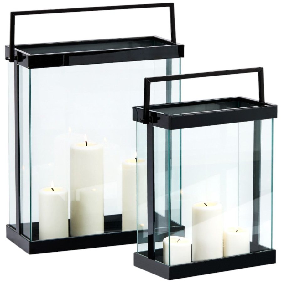 Philippi LUXOR Laterne H42 cm, Schwarz