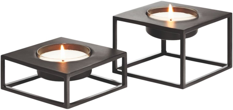 Philippi SOLERO Fyrfadsstage H5 cm, Sort