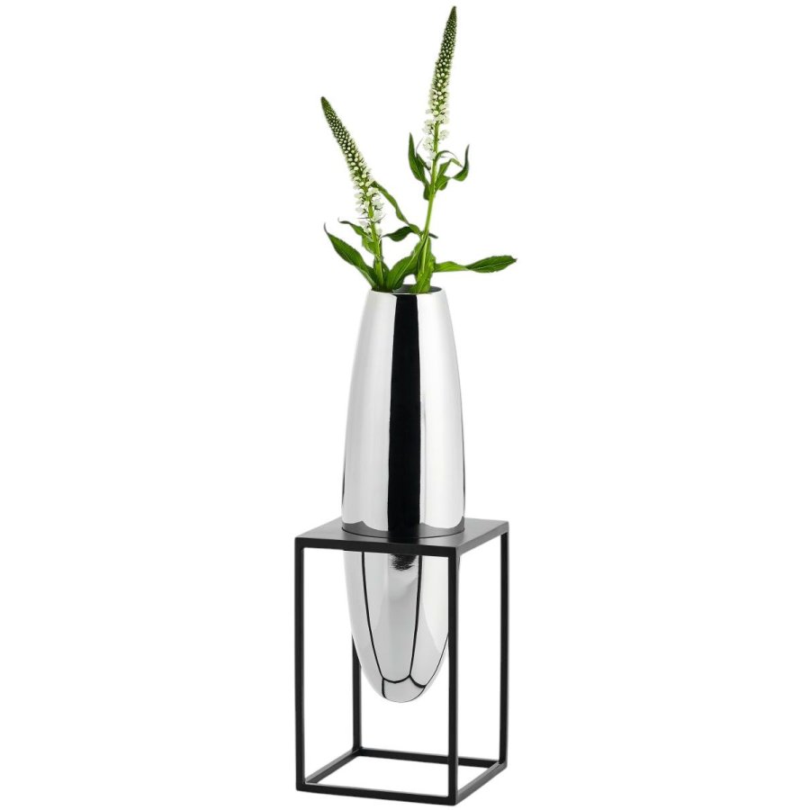 Philippi SOLERO Vase H30 cm, Blankt Stl/Sort