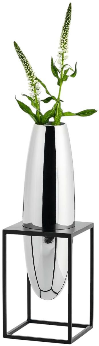 Philippi SOLERO Vase H30 cm, Blankt Stl/Sort