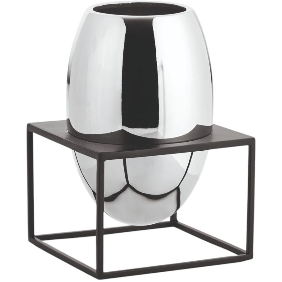 Philippi SOLERO Vase H21 cm, Blank/Sort