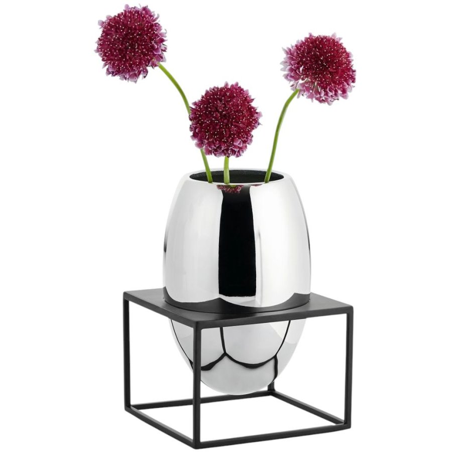 Philippi SOLERO Vase H21 cm, Blank/Sort