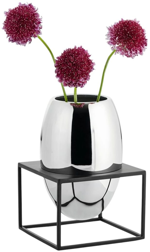 Philippi SOLERO Vase H21 cm, Blank/Sort