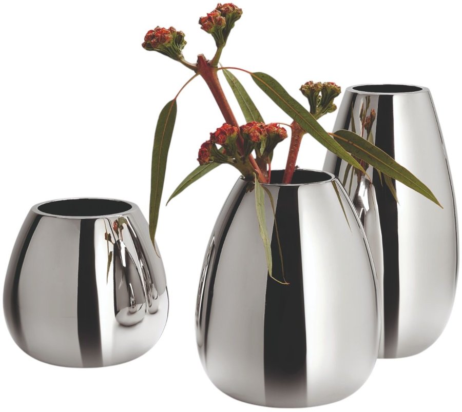 Philippi ANAIS Vase H18 cm, Blankt Stl
