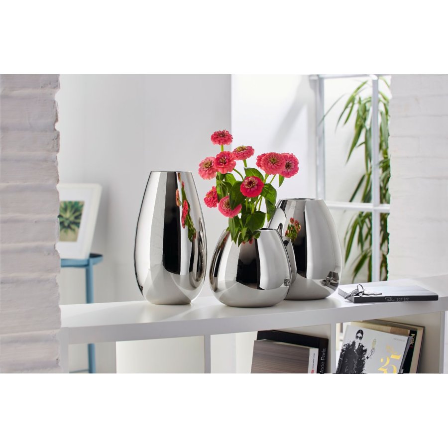 Philippi ANAIS Vase H24 cm, Blankstahl
