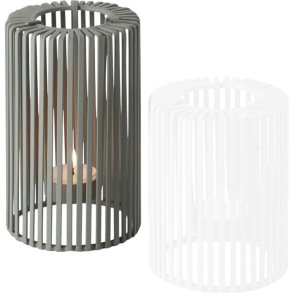 Philippi OSLO Teelichthalter H17 cm, Grau