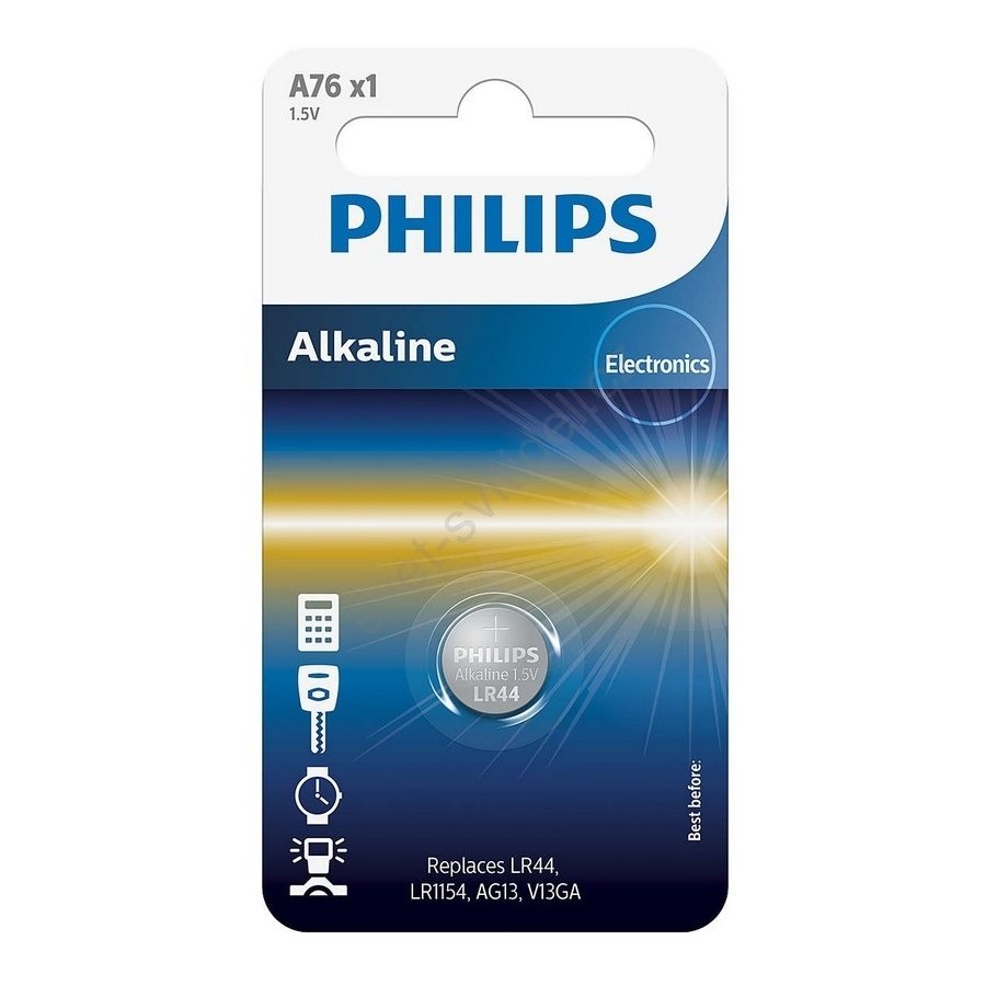 Philips Alkaline LR44 / LR1154-batteri