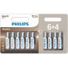 Philips Alkaline AA-batteri 10 stk.