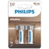 Philips Alkaline C-batteri 2 stk.