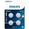 Philips Minicell CR 2032-batteri 4 stk.