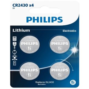 Philips Minicell CR 2430-batteri 4 stk.