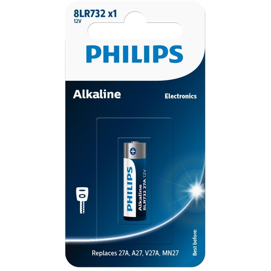 Philips Alkaline LR27A / 8LR73-batteri