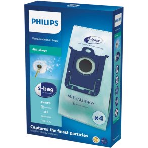 Philips S-bag Anti-Allergy Staubsaugerbeutel 4er Set