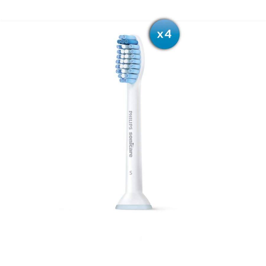 Philips Sonicare S Sensitive Standard-Zahnbrstenkopf, 4er Set, Wei