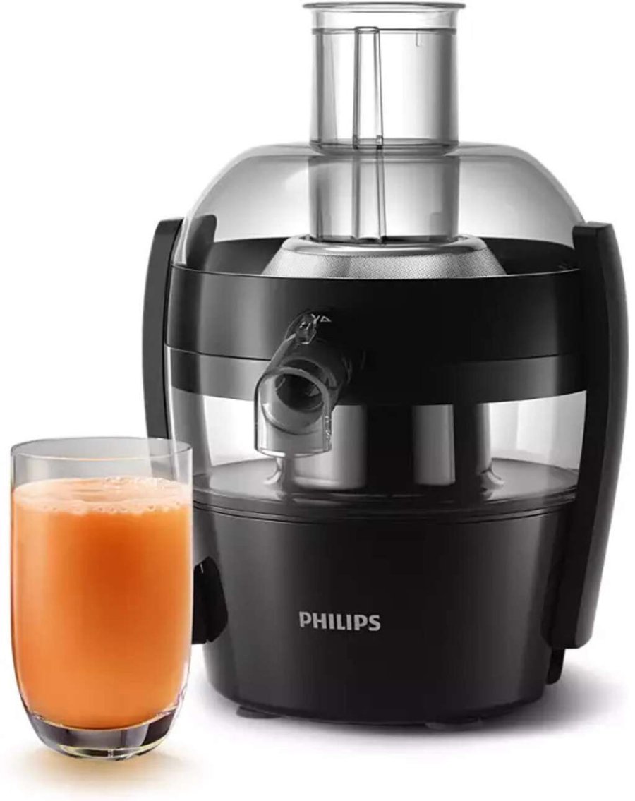 Philips Viva Collection Entsafter, 1,5 l, Schwarz