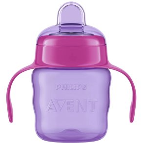 Philips Avent Trinklernbecher mit Aufsatz 200ml, Lila