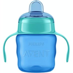 Philips Avent Trinklernbecher mit Aufsatz 200ml, Blau
