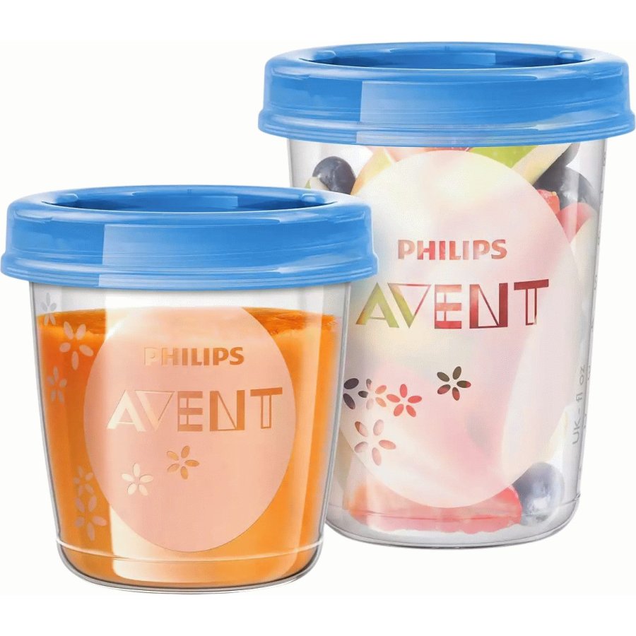 Philips Avent Aufbewahrung für Nahrung 10er Set, Hellblau