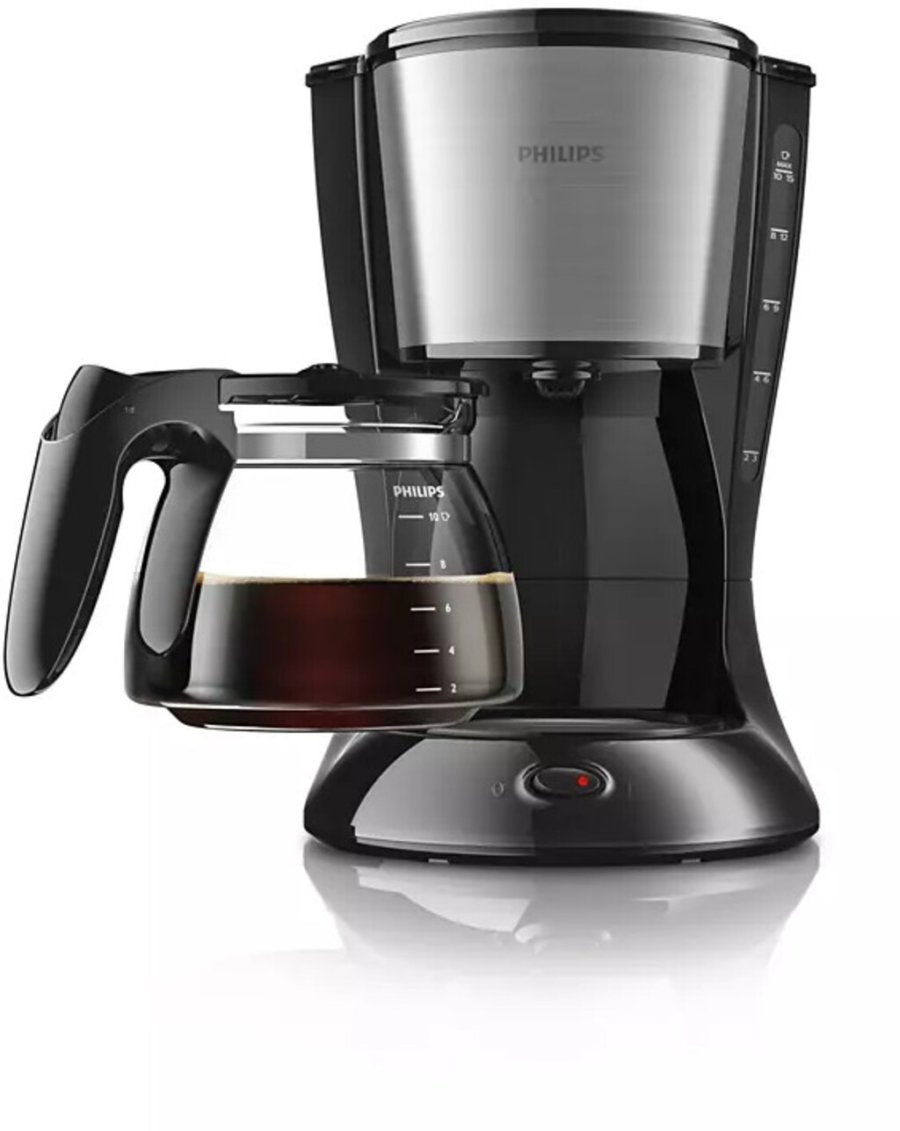 Philips Daily Collection Kaffeemaschine 1,2 l, Schwarz