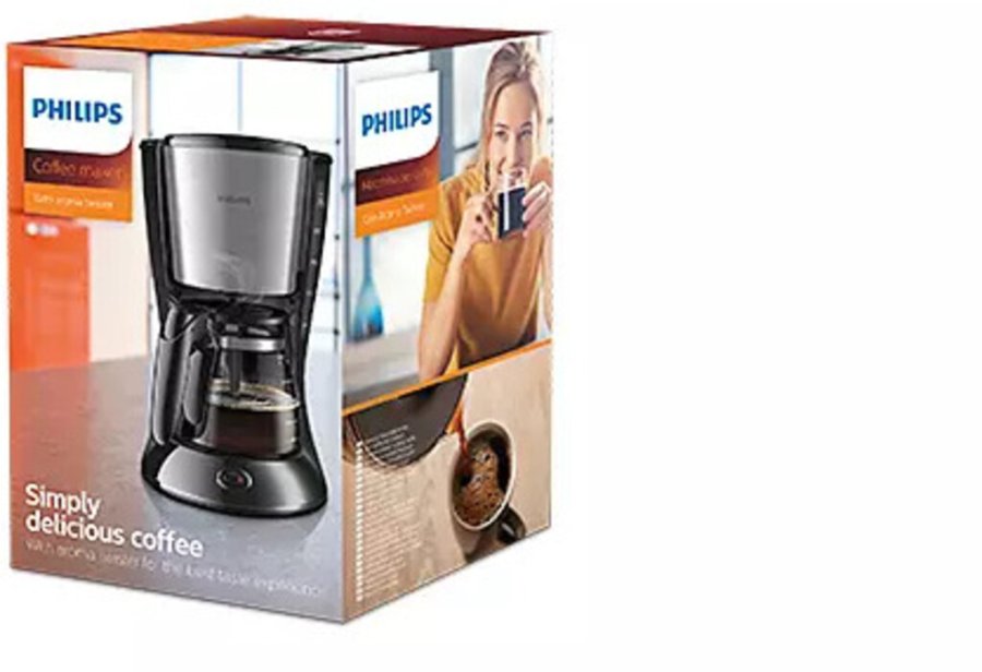 Philips Daily Collection Kaffeemaschine 1,2 l, Schwarz