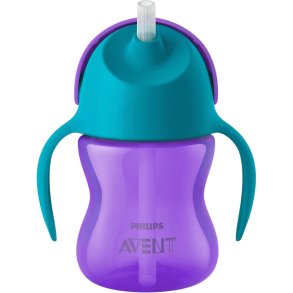 Philips Avent Strohhalmbecher 200ml, Lila