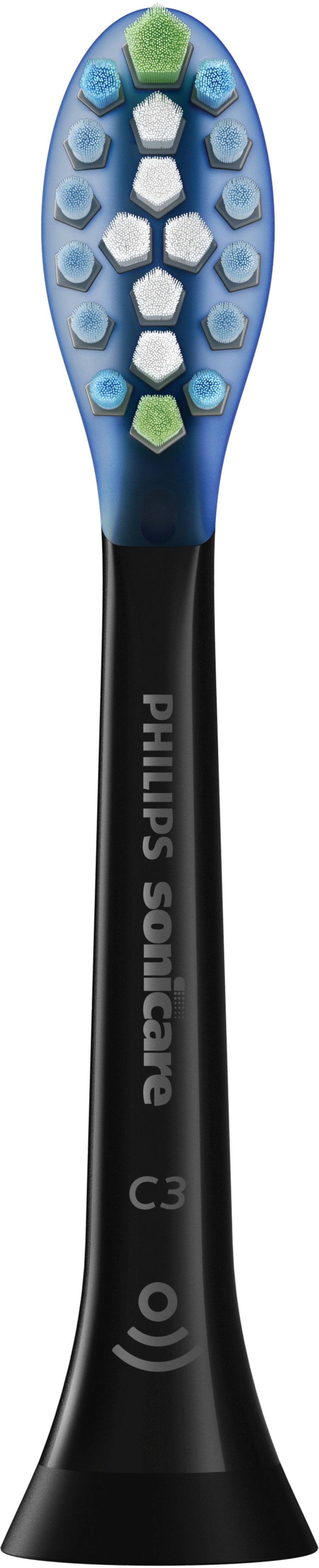 Philips Sonicare C3 Premium Plaque Defence Zahnbrstenkopf 2er Set, Schwarz