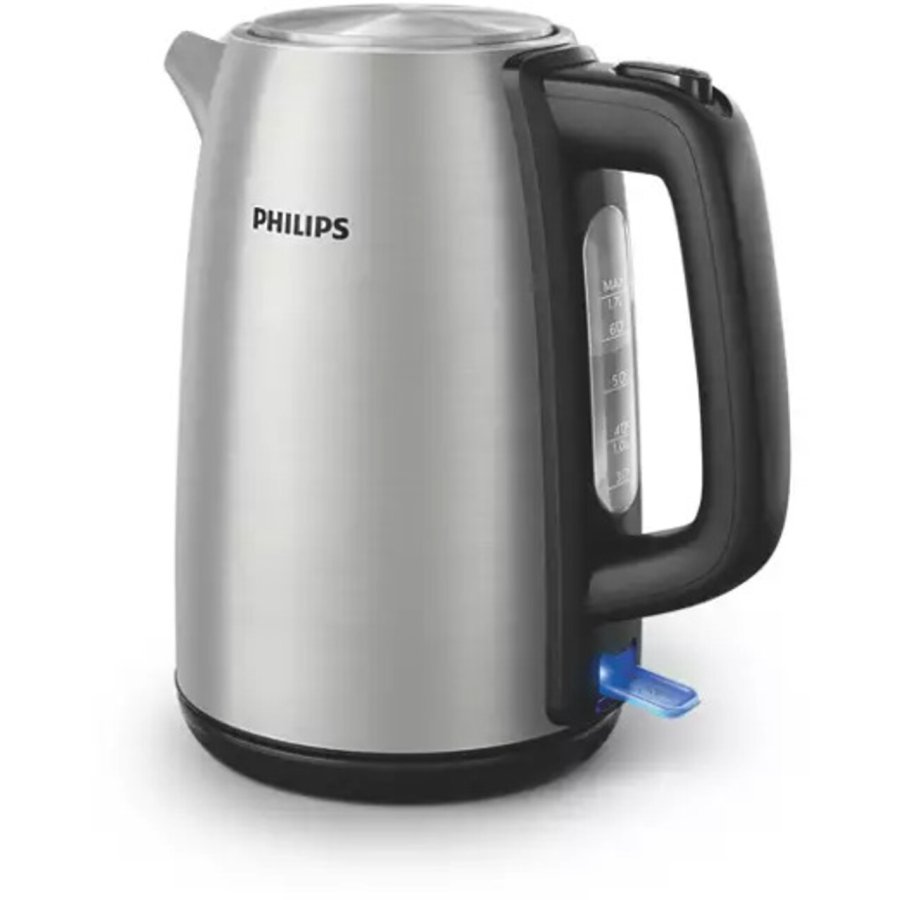 Philips Viva Collection Elektrischer Wasserkocher 1,7 l, Edelstahl