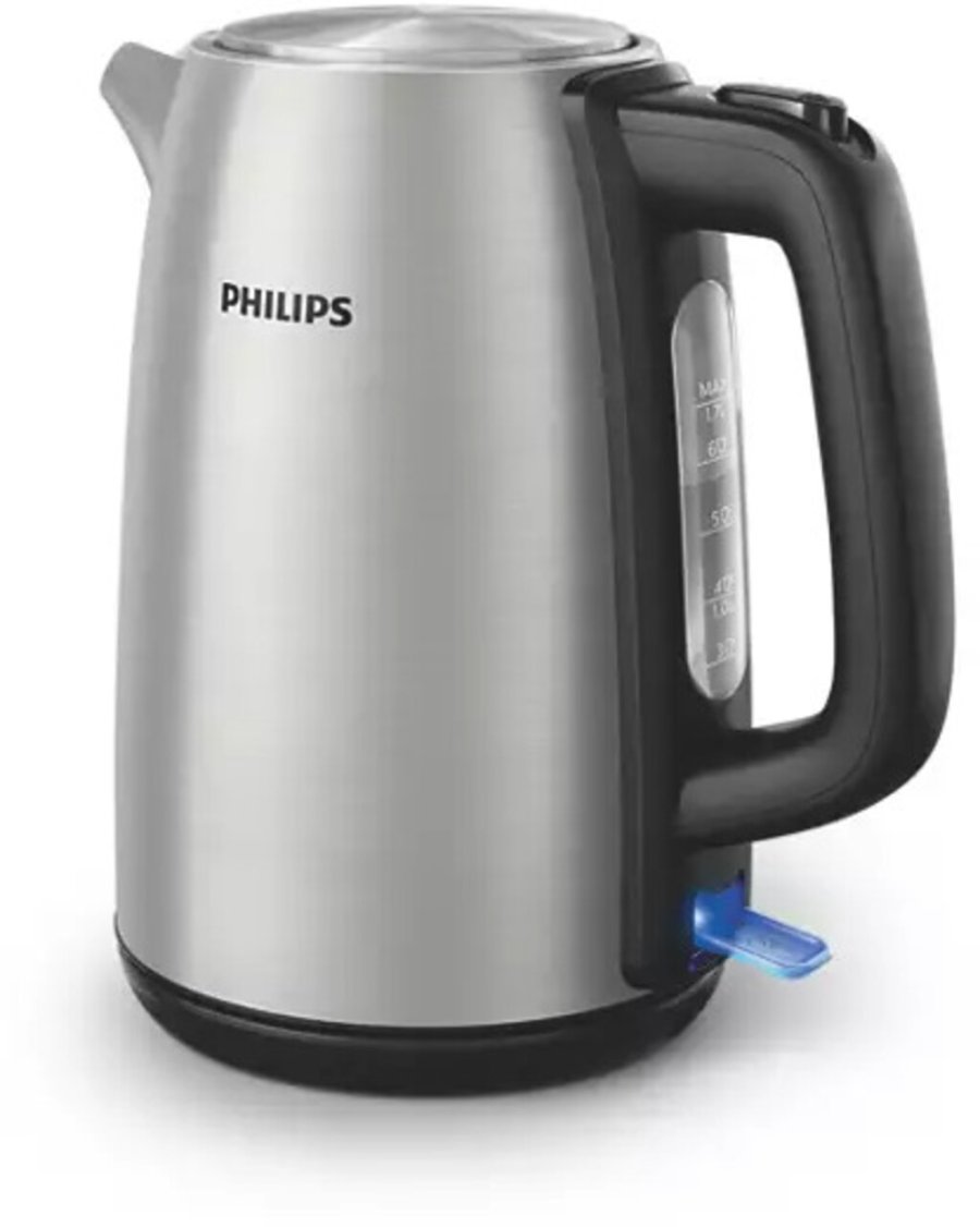 Philips Viva Collection Elektrischer Wasserkocher 1,7 l, Edelstahl