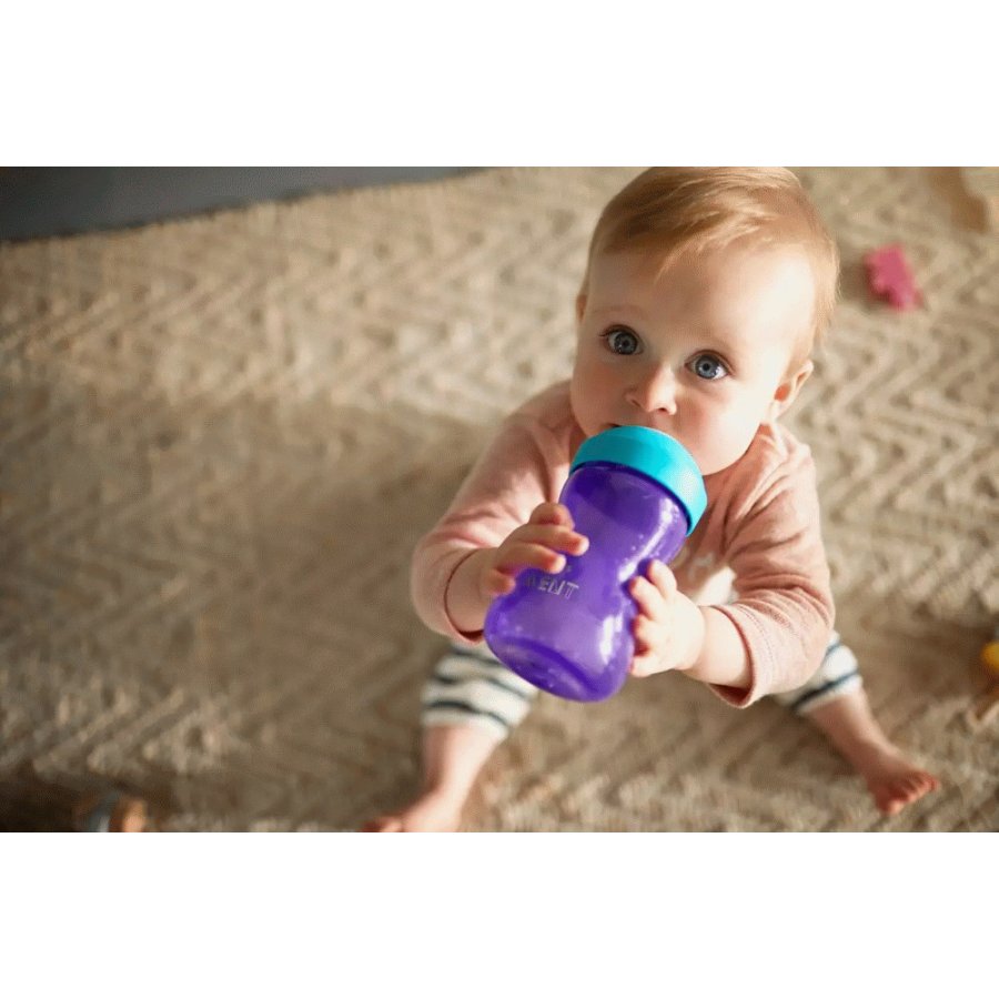 Philips Avent Trinklernbecher mit Aufsatz 300ml, Lagune/Lila