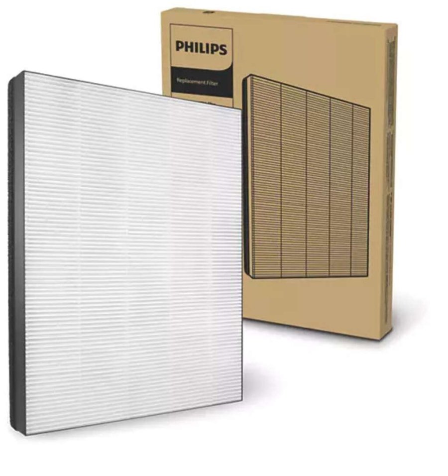 Philips NanoProtect-Ersatzfilter HEPA, Wei/Grau