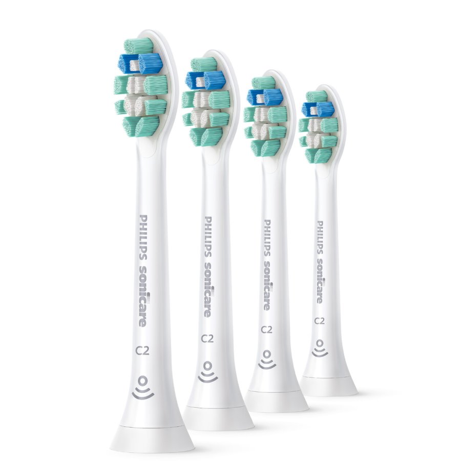 Philips Sonicare C2 Optimal Plaque Defence Zahnbrstenkopf 4er Set, Wei