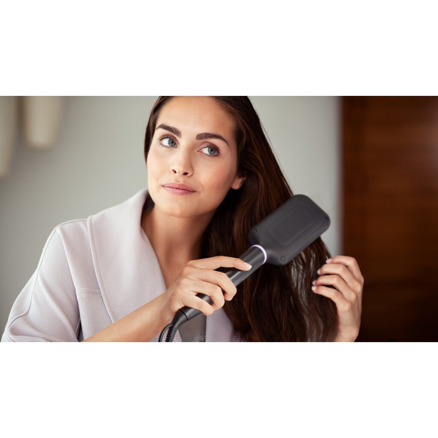 Philips StyleCare Essential Beheizte Glttungsbrste, Schwarz