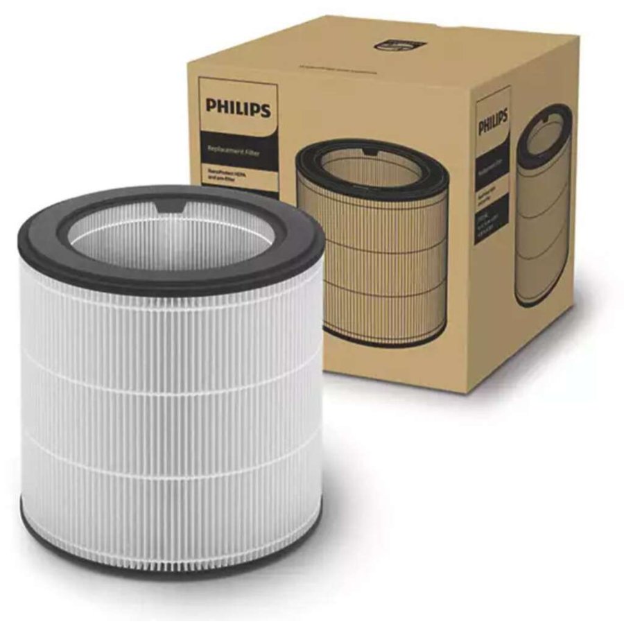 Philips 800er Serie NanoProtect Filter, Wei/Schwarz