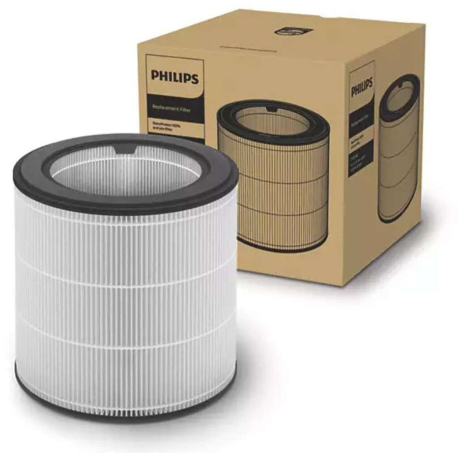 Philips 800er Serie NanoProtect Filter, Wei/Schwarz