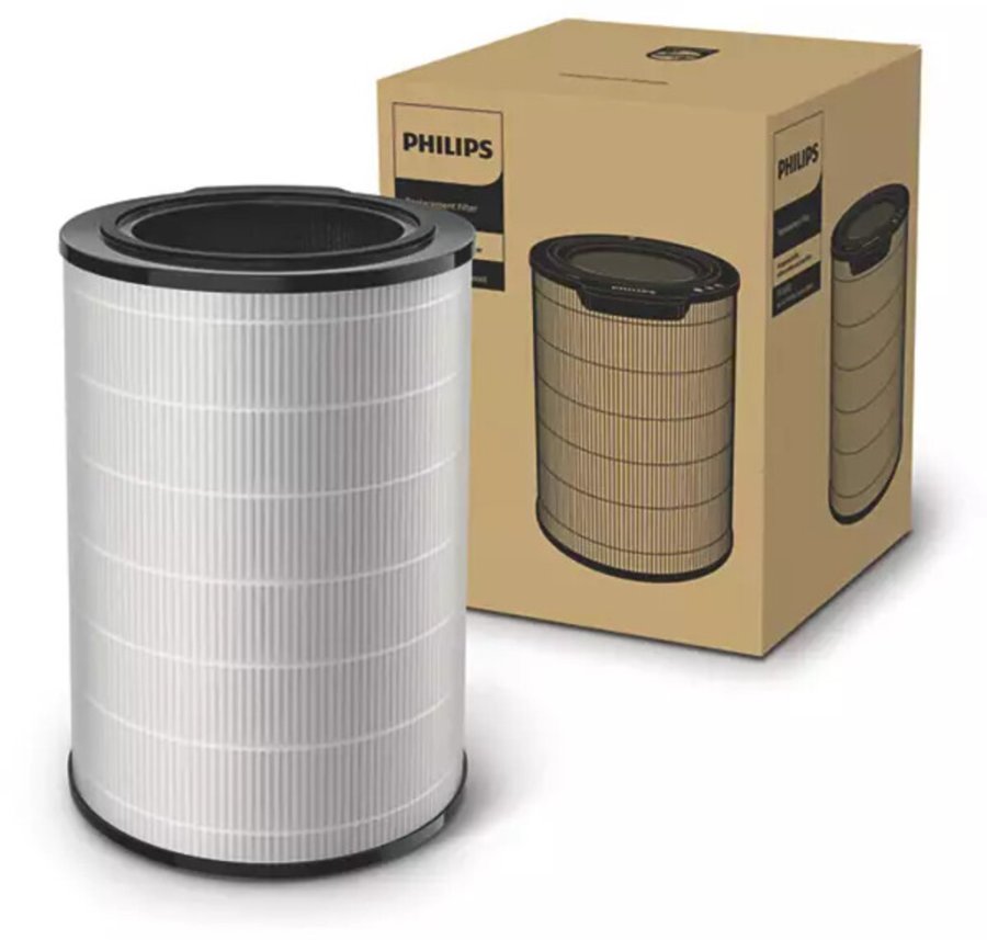 Philips 3000er Serie Nanoprotect HEPA+AC-Filter, Wei/Schwarz