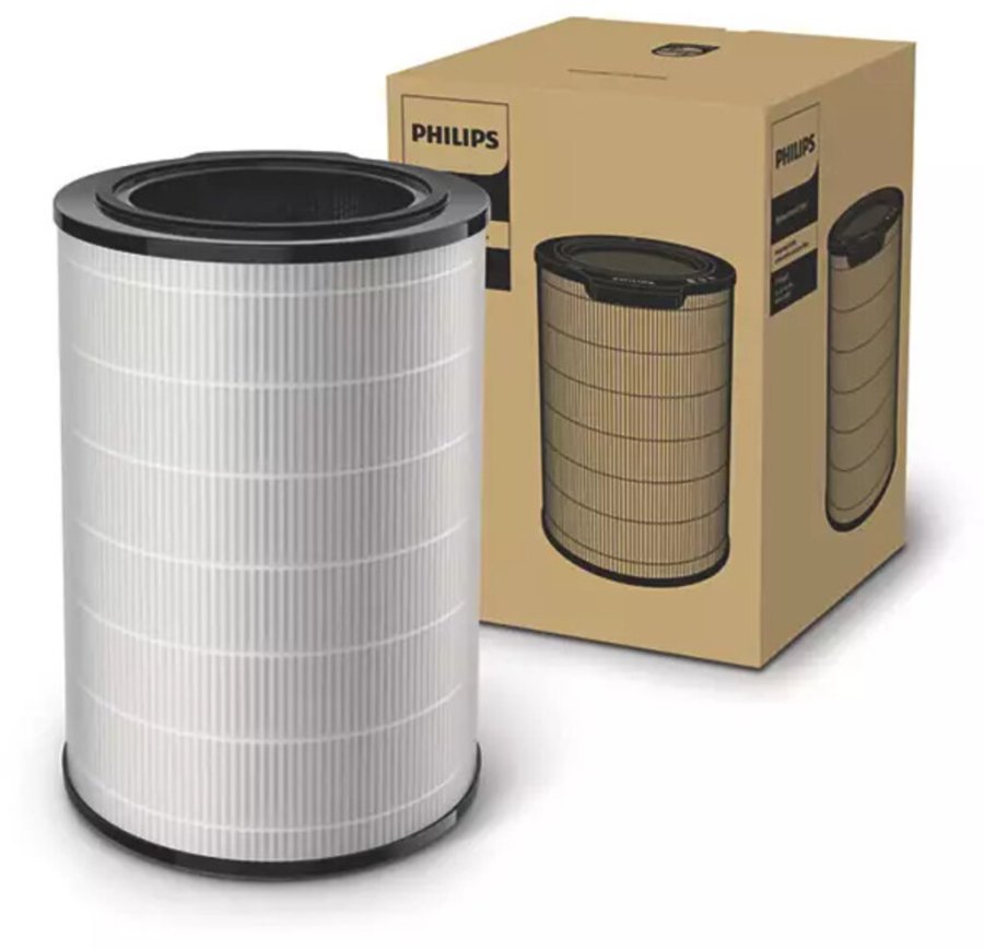 Philips 40000 Serie NanoProtect Filter 3-in-1, Wei/Schwarz