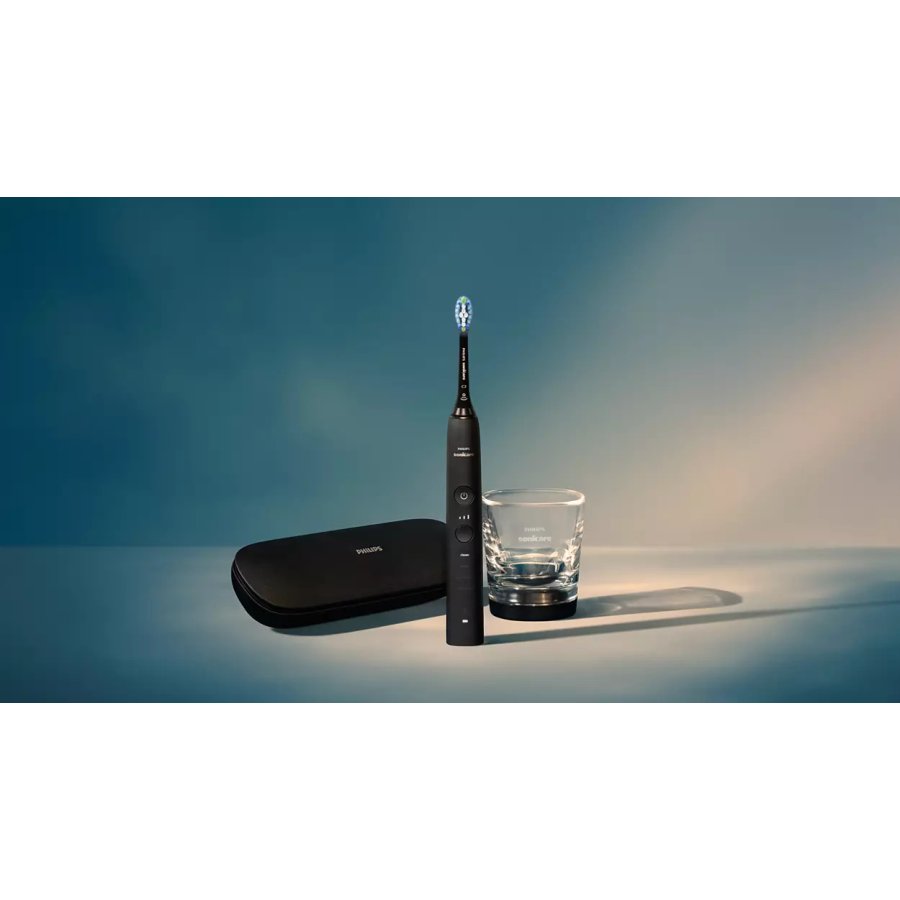 Philips Sonicare DiamondClean Series 9000 Elektrische Zahnbrste, Schwarz
