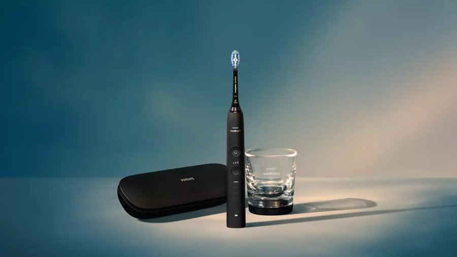 Philips Sonicare DiamondClean Series 9000 Elektrische Zahnbrste, Schwarz