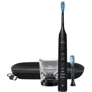 Philips Sonicare DiamondClean Series 9000 Elektrische Zahnbrste, Schwarz