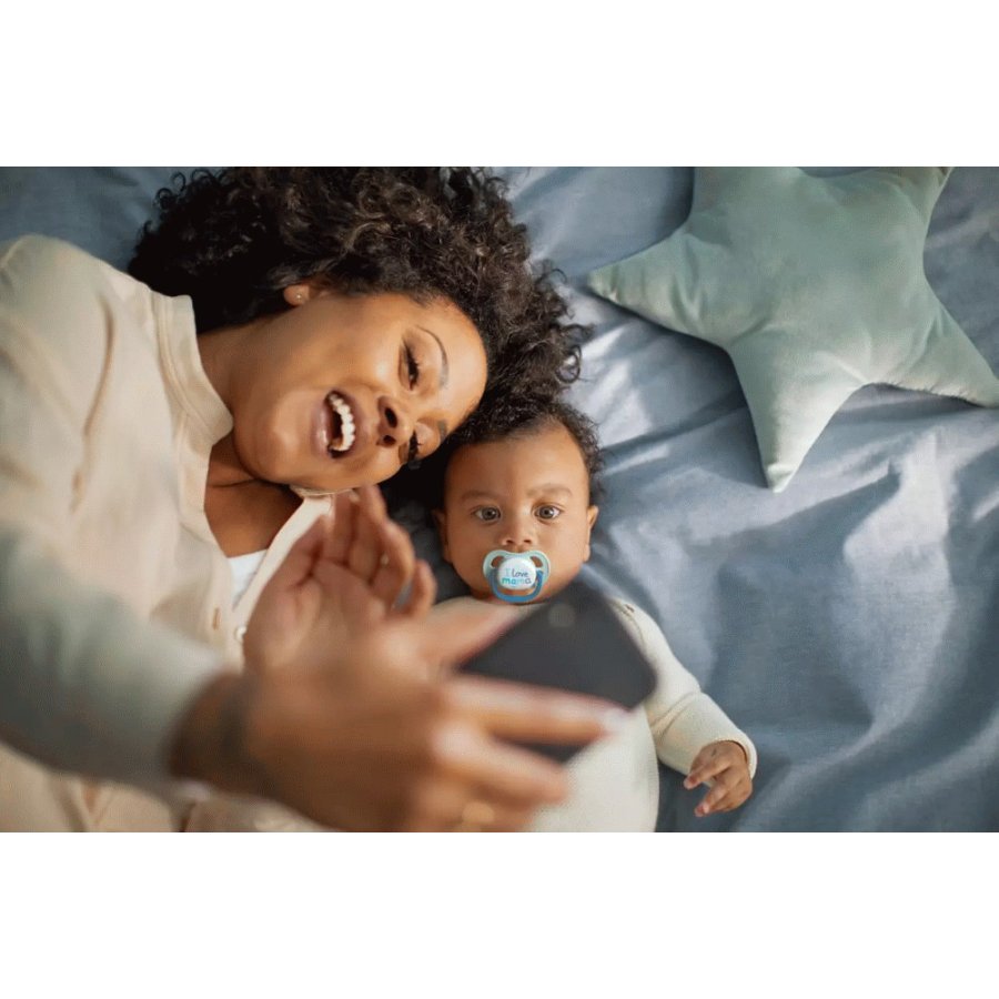 Philips Avent Ultra Air Sutter 0-6 mdr. 2 stk, Mint/Bl�