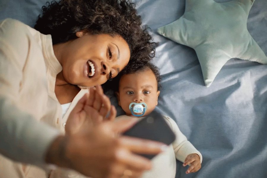 Philips Avent Ultra Air Sutter 0-6 mdr. 2 stk, Mint/Bl�