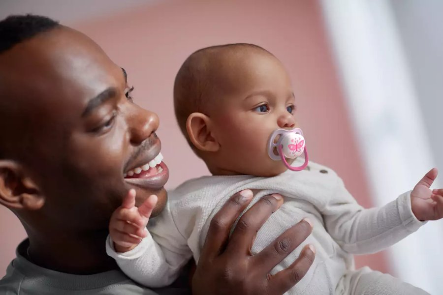 Philips Avent Ultra Air Sutter 0-6 mdr. 2 stk, Hvid/Lilla