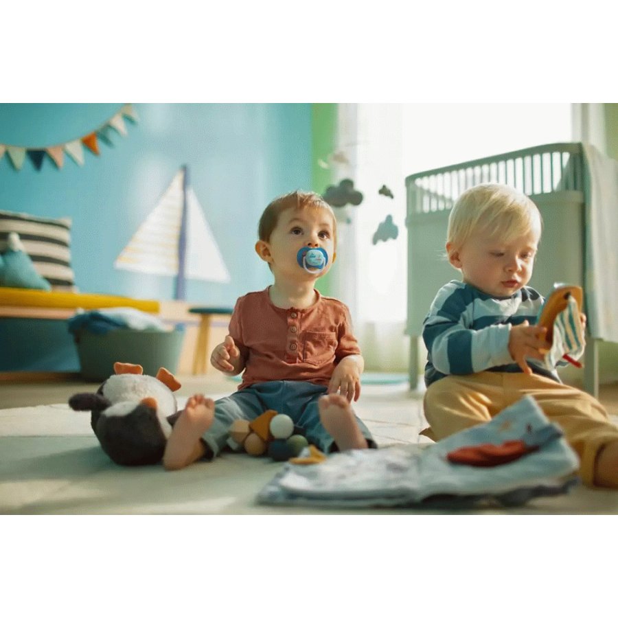 Philips Avent Ultra Air Sutter 6-18 mdr. 2 stk, Bl�