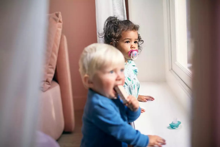 Philips Avent Ultra Air Schnuller 618 Monate 2er Set, Rosa/Lila