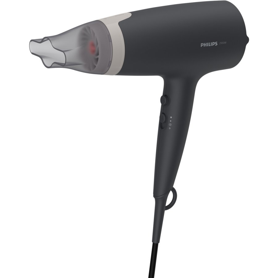 Philips Series 3000 Haartrockner, Schwarz/Grau